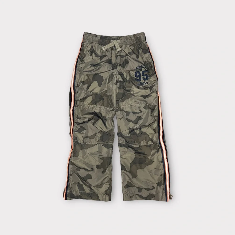 Oshkosh Bottom Zip Camo Windbreaker Pants